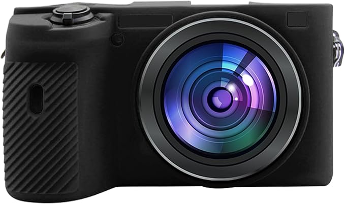 PULUZ Camera Case for Sony A6600/ILCE-660 Durable and Lightweight Rubber Soft Silicone Camera Protective Cover(Black)