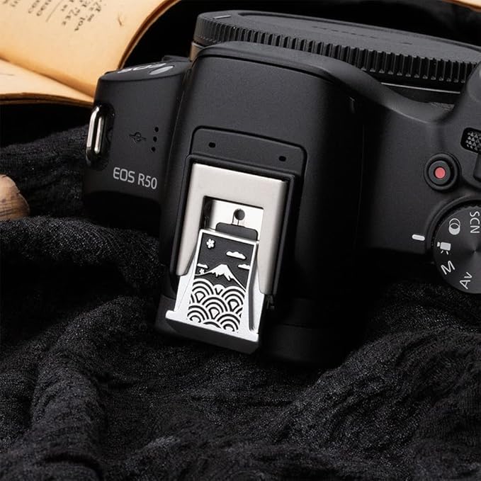 Mountains and Sea of Clouds Camera Hot Shoe Cover for Canon EOS R RP Ra R1 R3 R5C R5II R6II R7 R8 R10 R50 R100 (Aluminum Alloy-Hot Shoe Cover)