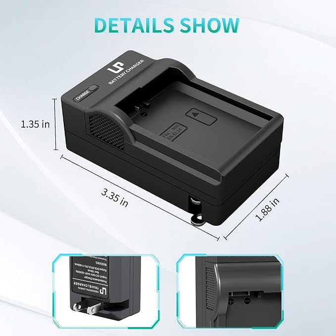 LP EN-EL14 EN EL14a Battery Charger, Charger Compatible with Nikon D3500, D5600, D3300, D5100, D5500, D3100, D3200, D5200, D5300, D3400, DF, Coolpix P7000, P7100, P7700, P7800 Cameras and More