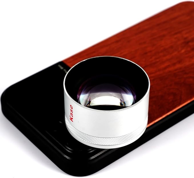 Kase HD Master Macro Lens for iPhone 17 16 15 14 13 12 Samsung Pixel Android, Macro Photography Phone Camera Lens Attachment, Long Shoot Distance 40-85mm