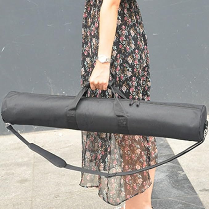 40-120cm Tripod Carrying Case Bag, Waterproof Tripod Travel Carrying Storage with Shoulder Strap Padded & Handle for Light Stands, and Tripod Photography Accessories(90cm)