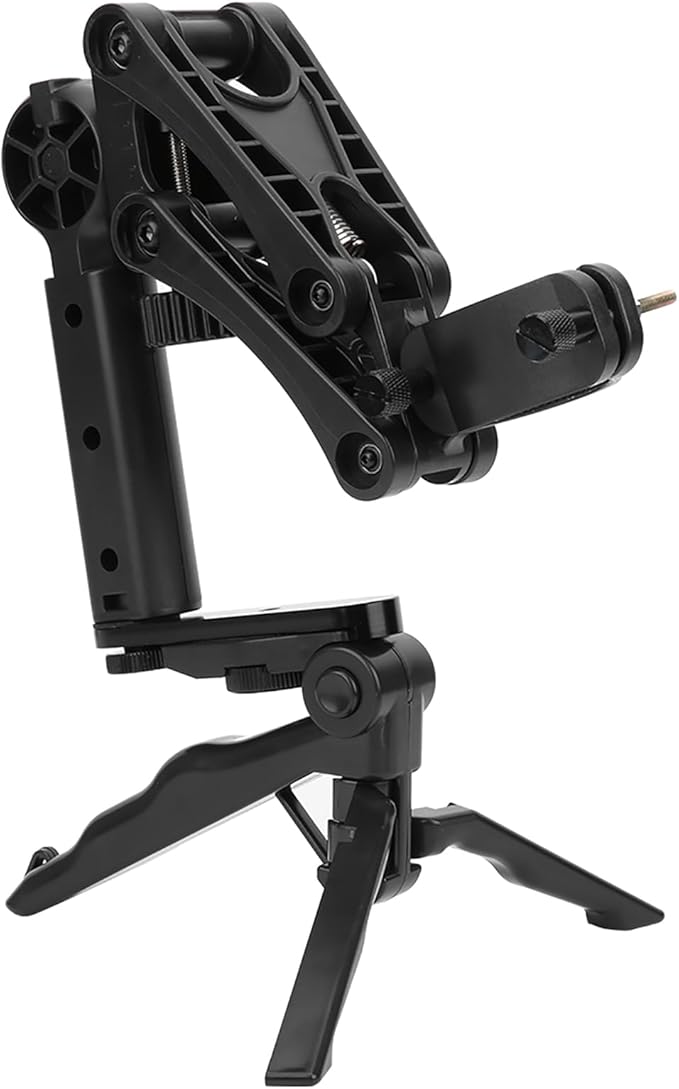 Gimbal Stabilizer for Smartphones, 3 Axis Phone Gimbal, Anti Shock Flexible Extension with Bracket Holder, Universal Handheld Z Axis Stabilizer for Vlog Live Streaming Video