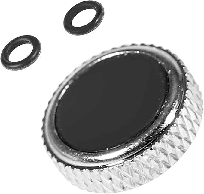 Shutter Button for Fujifilm X-T5, Soft Shutter Release Button for Fujifilm X100VI XPRO3 X100T XE4 XT20 XT50 XT3 XT4 XT30II Cameras (Silver + Black Surface)