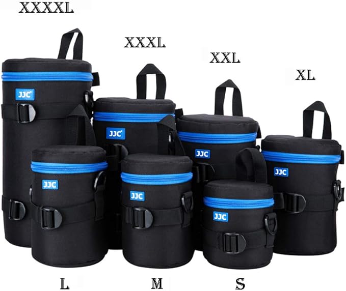 JJC Camera Lens Pouch Case for Canon RF 800mm f11 Tamron SP 150-600mm Sigma 150-600mm 150-500mm Nikon Nikkor AF-S 200-500mm & More, Zipper Polyester Lens Protective Bag Interior Size 4.9x11.4”
