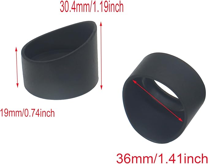 FDXGYH 2 Pcs Eyepiece Eye Cup Soft Rubber Eyepiece Cover Guard for 32-35mm Stereo Microscope Telescope