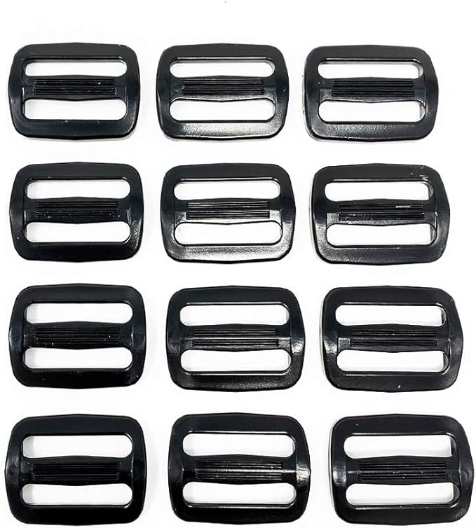 Triglide Slides 1 Inch - Strap Adjuster Slider - Webbing Buckles Tri Glide