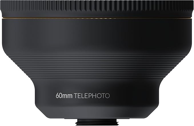 Shiftcam | LensUltra 60mm Telephoto Lens - 2X Magnification, 30-40cm Focus Distance - Capture Distant Beauty, Flattering Portraits, Optical Zoom, Premium Design