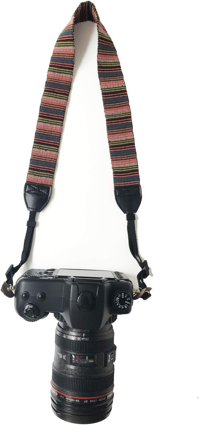 Alled Camera Neck Shoulder Belt Strap,Camera Straps for Women/Men for All DSLR/Nikon/Canon/Sony/Olympus/Samsung (Colorful Green)