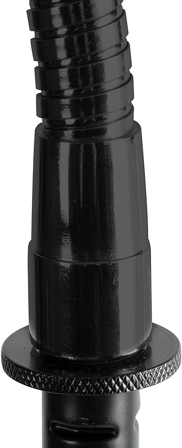 On-Stage 13" Microphone Gooseneck, Black & TM08B Microphone Flange Mount, Black