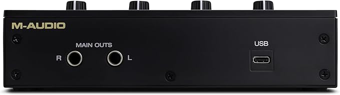 M-AUDIO M-Track Duo HD Audio Interface, M100 Condenser Microphone and HDH41 Studio Monitoring Headphones for Recording, Producers, Content Creators and Podcasters