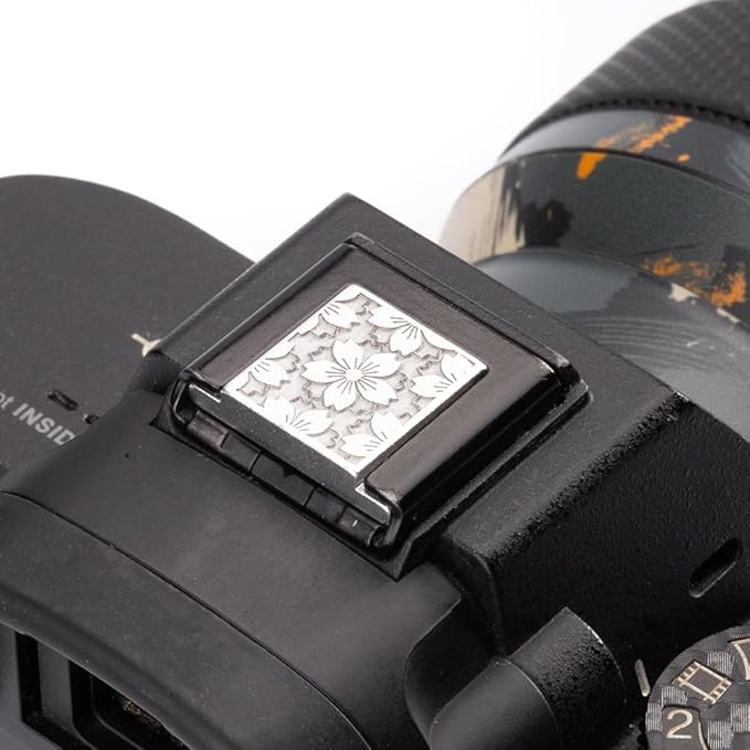Cherry Blossom Pattern Camera Metal hot Shoe Cover for Sony A1 A7C A7CR A7CII A7M2 A7M3 A7R4 A7R5 A7S3 A6700 A6600 A6500 (Aluminum Alloy-for Sony)