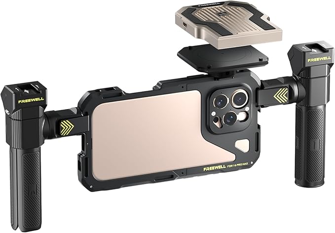 Freewell Magnetic HUB Mount with Cold Shoe Base – for Genius Rig and Universal Cages with Cold Shoe