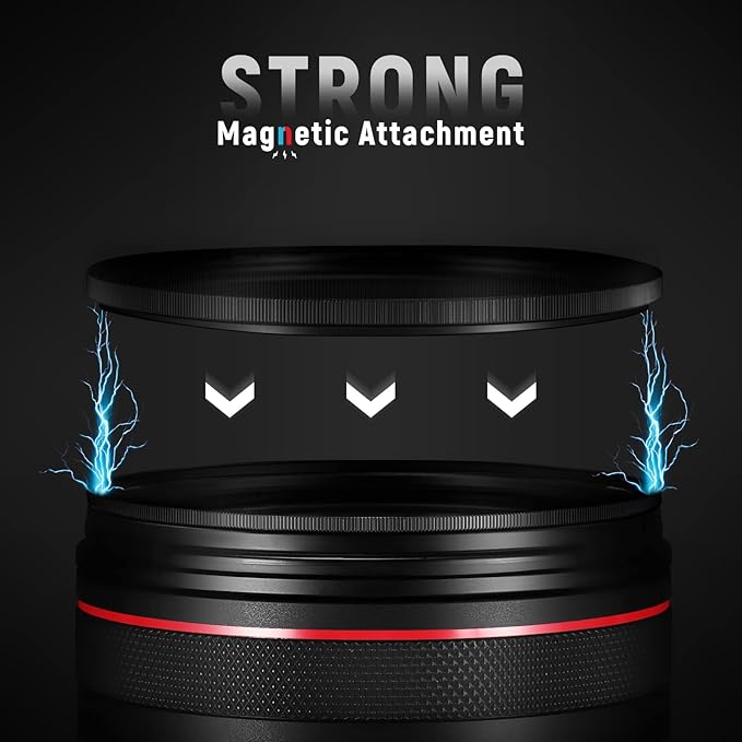 NEEWER 49mm 4-in-1 Magnetic Lens Filter Kit, Includes Neutral Density ND1000+MCUV+CPL+Adapter Ring with 42-Layer Coating/Ultra Slim/Waterproof/Scratch Resistant HD Optical Glass&Water-Resistant Pouch