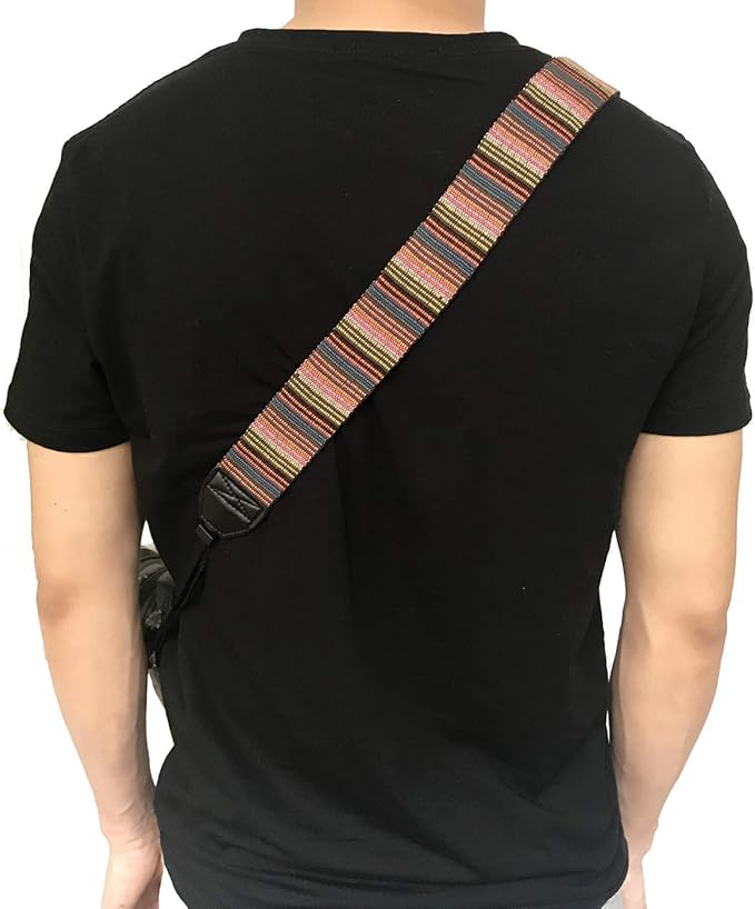 Alled Camera Neck Shoulder Belt Strap,Camera Straps for Women/Men for All DSLR/Nikon/Canon/Sony/Olympus/Samsung (Colorful Green)