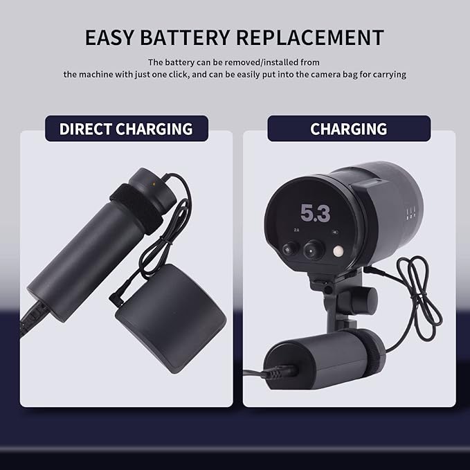 Replacement Li-ion Battery Compatible with Profoto B10/B10 Plus Camera Flash 14.4 V 3000 mAh/43 Wh