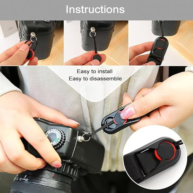 Camera Strap Quick Release Strap, Durable Nylon Strap for Safe Carrying, Perfect for Photography and Binoculars
