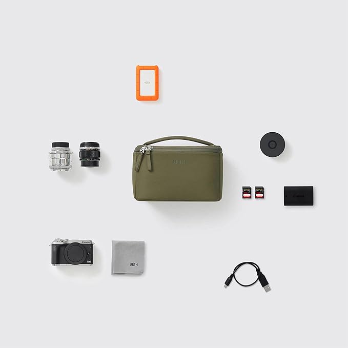 Urth Arkose Camera Insert Bag – for DSLR Camera and Lens, Weatherproof + Recycled
