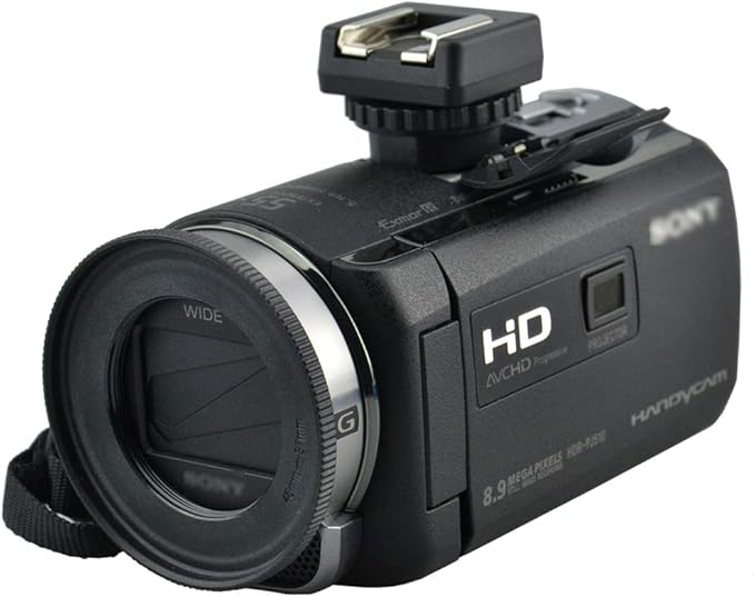 JJC Cold Shoe Mount Adapter for Sony Multi Interface Shoe to Universal Cold Shoe Compatible with Sony Handycam Camcorder HDR-AX53 AX33 AX100 CX675 CX900 CX610E CX530E CX510E CX400E PJ810E PJ790E