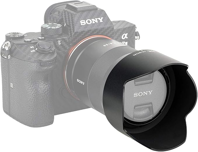 JJC LH-SH131 Metal Petal Lens Hood for Sony Sonnar T* FE 55mm f1.8 ZA Lens/T* E 24mm f/1.8 ZA Lens, Sony Sonnar 55mm 1.8 Lens Hood, Sonnar 24mm 1.8 ZA Lens Hood, Replaces Sony ALC-SH131 Lens Hood