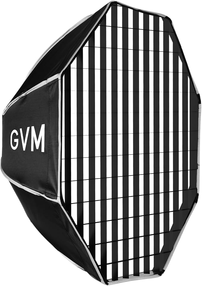 GVM Great Video Maker Lighting Soft Boxes Bowens Mount with Honeycomb Grid, Speedlight Umbrella Softbox Foldable with Carrying Bag for Studio Photography Speedlite Flash, 27