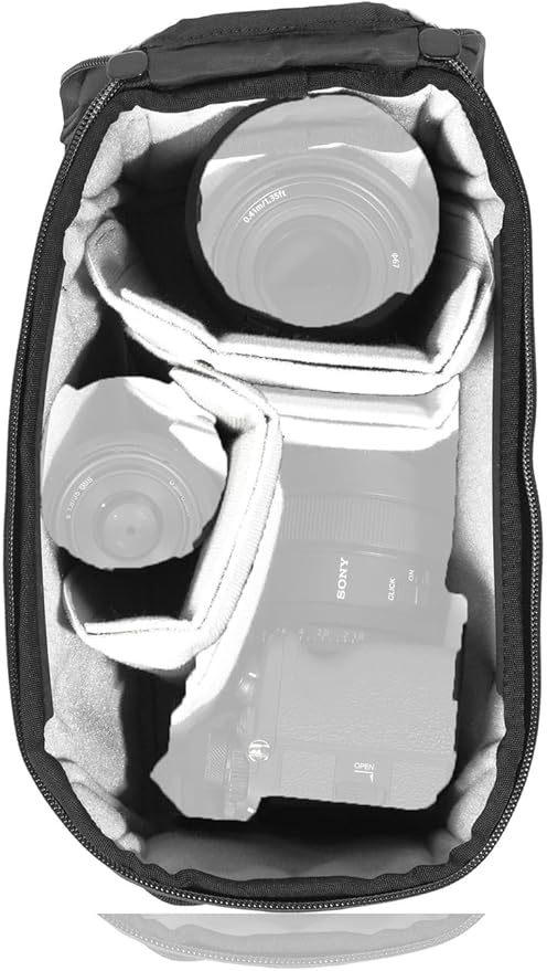 Peak Design Camera Cube V2, Small, Custom Organization and Protection, Weatherproof Shell with Foam Sub-Lining, FlexFold Dividers, Camera Bag Insert Compatible Travel & Outdoor Bags