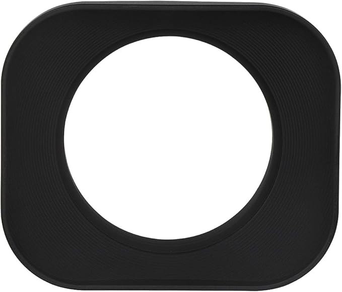 Haoge LH-B46T 46mm Square Metal Screw-in Lens Hood with Cap for Leica Summilux-M 35mm f/1.4 50mm f1.4 E46, Summarit-M 90mm f/2.5 75mm f2.5 E46, Summicron-M 28mm F2 E46, Voigtlander 35mm f/1.7 28mm f2
