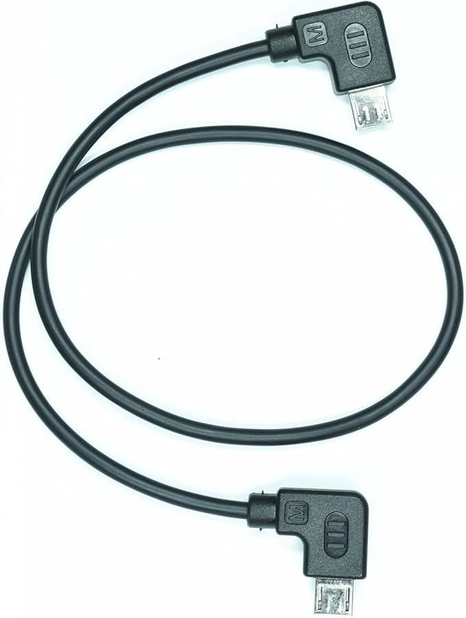 DYTDIEYINGTU for Zhiyun Camera Cable crane2/weebill-s Stabilizer Camera Control Cable Release Cable a9 a1 fx3 m50 5d4 5ds 5dsr 1dx3 d850 (ZW-Micro-002) Micro USB to Micro USB Cable