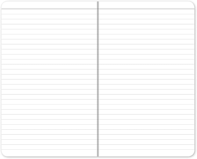 Elan Publishing Company Field Notebook/Journal - 5"x8" - Kraft - Lined Memo Book - Pack of 4