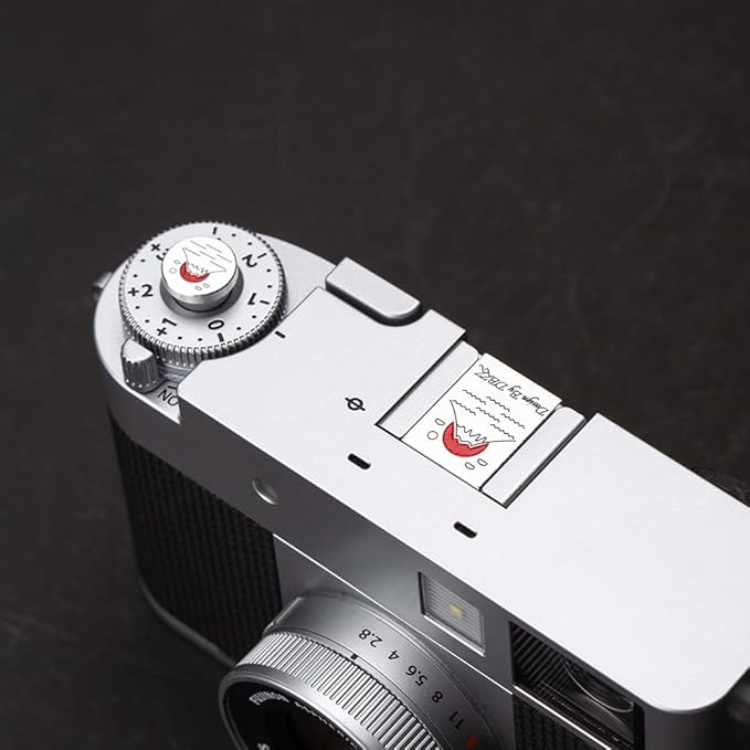 Hot Shoe Shutter Button Set, Soft Release Button,Suitable for FUJIFILM XT5 XT4 XT3 XT30 XT20 X100V X100F XT100 X-E3 X-PRO2 X-PRO3 (Mountains and sea)
