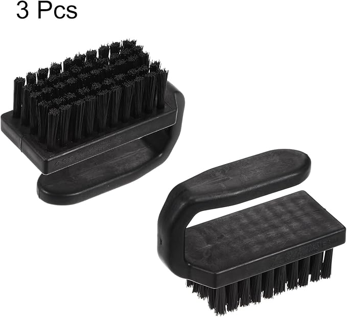 HARFINGTON 3pcs Anti-Static Cleaning Brush U Shape Handle 20x32mm PV Plastic Conductive Bristles Anti Static ESD Brushes for Clean PCB Laptop Keyboard Fan, Etc