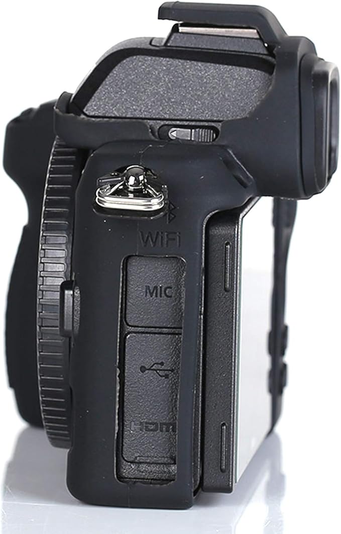 Professional Secure Silicone Camera Case Cover Housing Body Skin for Nikon Z50 Z 50 Mirrorless Digital Camera (Black)