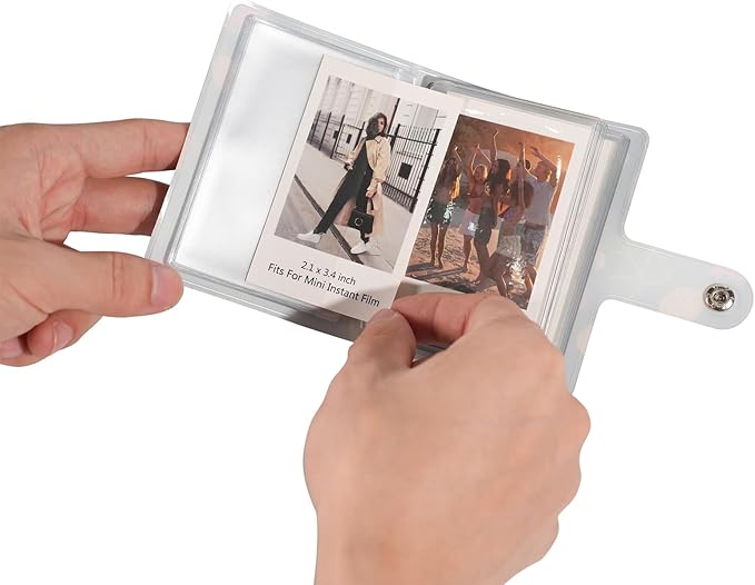 Mini Polaroid Instax Photo Album Book Holds 32 Photos for 2x3 Fujifilm Instax Mini 12 11 9 40 99 90 8 7 Evo LiPlay Instant Camera, Polaroid Snap PIC-300 Z2300 Instant Camera. (Fruits Dance, 1 Pack)