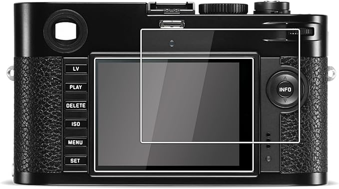 kinokoo Tempered Glass Film for Leica M/M-P/M-E(typ240) Crystal Clear Film Leica M MP M240 (typ240) Screen Protector Bubble-free/Anti-scratch(2 pack)