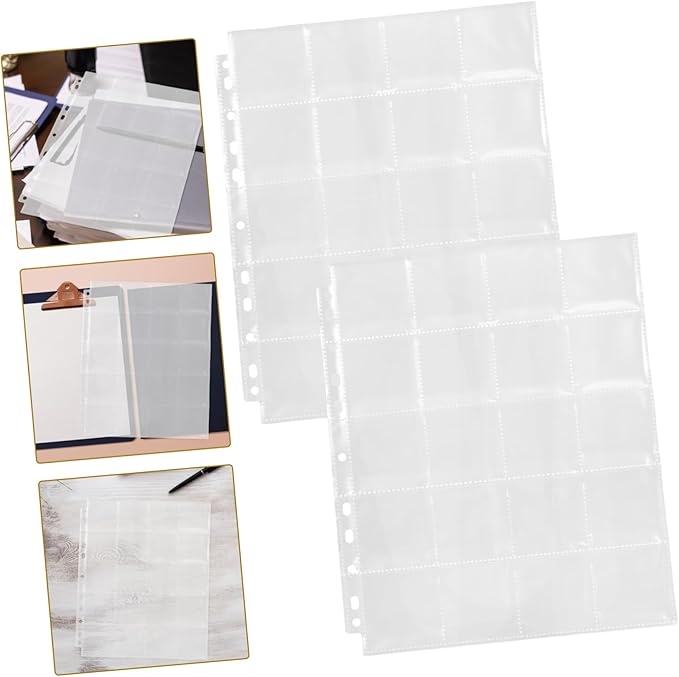 30pcs Negative Film Storage Sleeves Acid Binder Pages for Film Protection and Organization