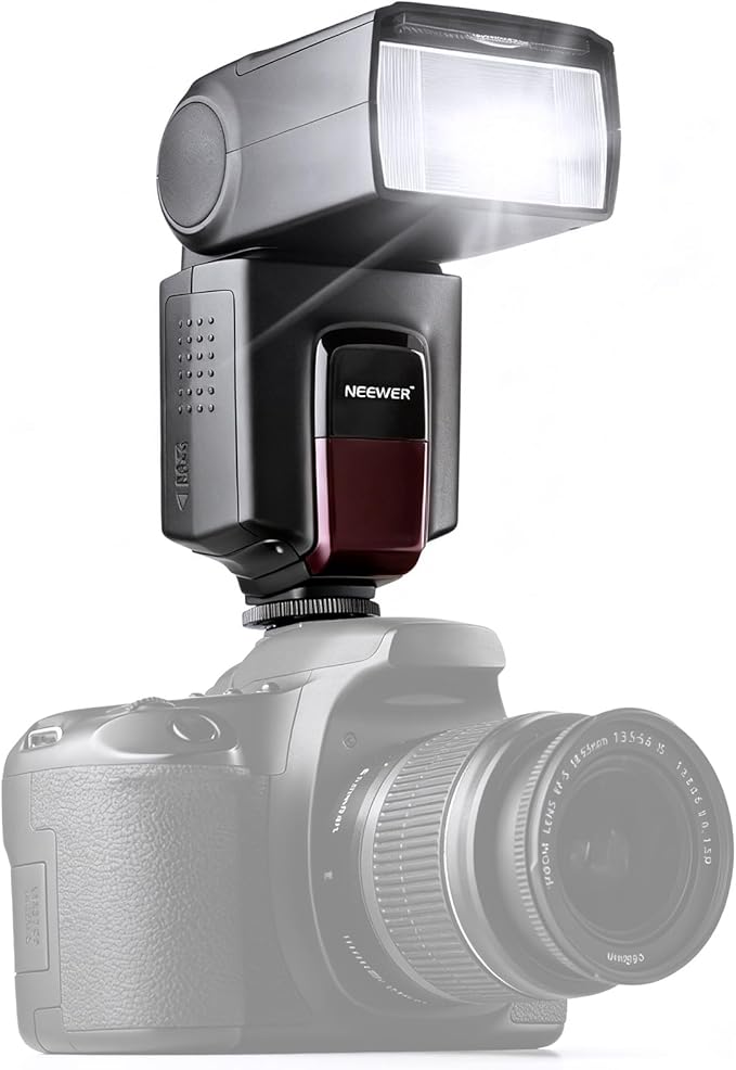NEEWER TT560 Camera Flash Speedlite Compatible with Canon Sony Nikon Panasonic Olympus Pentax and Other DSLRs, Compatible with Sony ZV1, NOT for ZV-1F, Speedlight with Standard Hot Shoe Mount