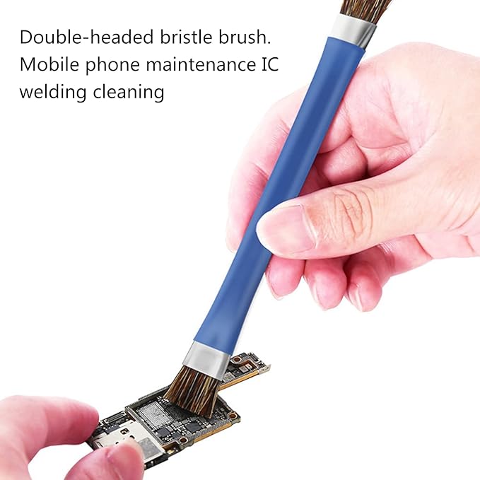 Durability Anti-Static ESD Safe Cleaning Brush Mother Board Cleaning Tools For Mother Board Circuit Board Brush, Blue