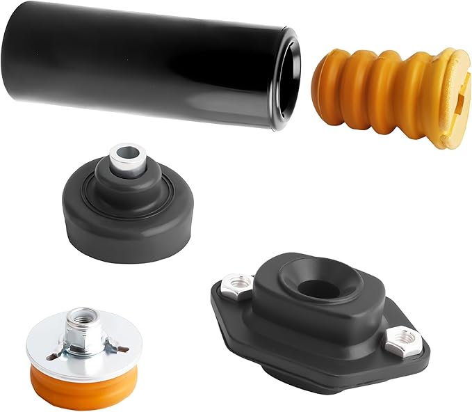 Rear Shock Mount, Bump Stop & Dust Boot Set Compatible with BMW E82 E87 E88 E90 E92 128i 135i 323i 325xi 328i 328xi 330i 335i 335d Replaces 33506767010 33526768544 33536767334 33506771738