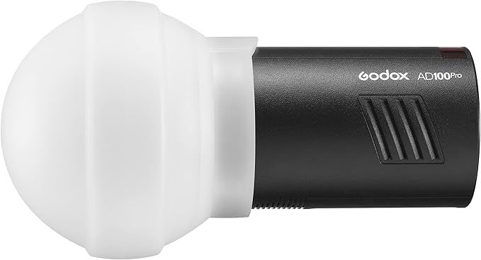 Godox AK-R22 Diffusion Dome Flash Diffuser Modifier, Collapsible Soft Light Diffuser for Godox V1 V1-C V1-N V1-S V1-F V1-O V1-P Round Head Flash, AD100Pro and AD200Pro(with H200R) Speedlight