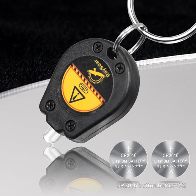 10 Pack Ultra Bright Mini LED Keychain Flashlight, Small Key Ring Flashlight, Portable LED Keychain Light for Outdoor Activities Emergency Light - Black Shell