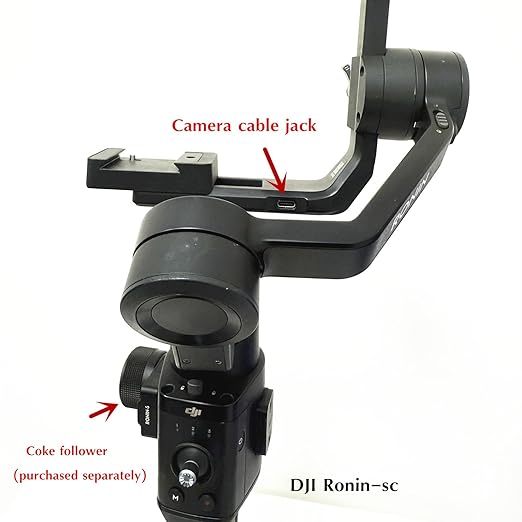 DYTDIEYINGTU for DJI Ronin -sc Multi-Function Camera Control Cable USB C Stabilizer Release Connection Cable for Sony A7C/A7CII/ZV-E10/E10II/A6700 Z6 Z7 EOS R/RP(Ronin SC -Type c)