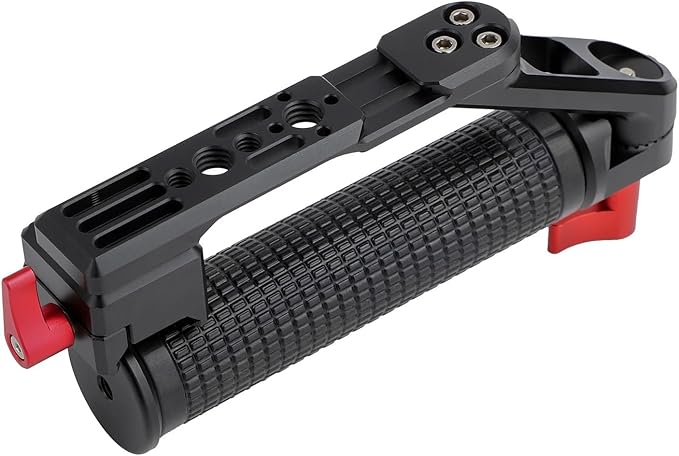 Compatible for Adjustable Angle Handgrip, Aluminum Alloy Stabilizer Handle for Camera Gimbal Support with Mounting Screw