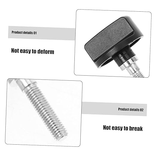 ULDIGI 2pcs Clamping Screw Knobs for Parts and Easy to Install Replacement Screws for Tripod Accessories for Assembly and Repair of Frame
