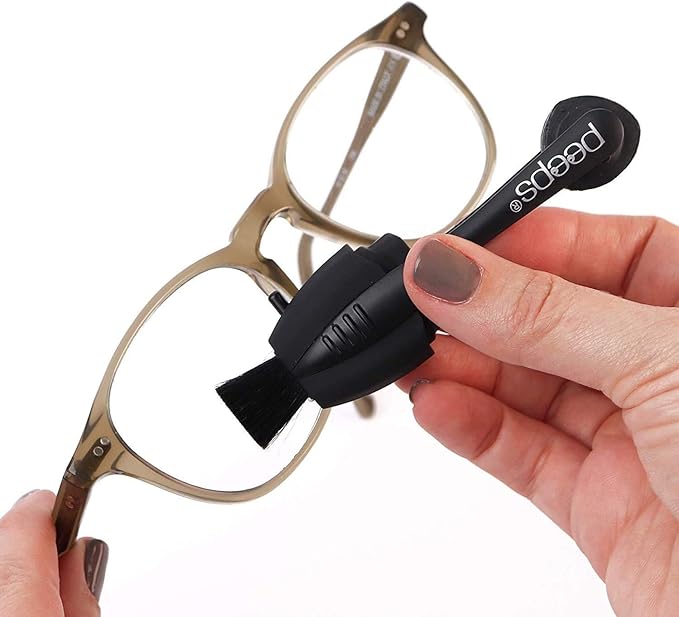 CarbonKlean Peeps Eyeglass Lens Cleaner - Efficient and Durable Carbon Microfiber Technology - Exclusively Used by NASA - 500 Uses (Injected Pink)