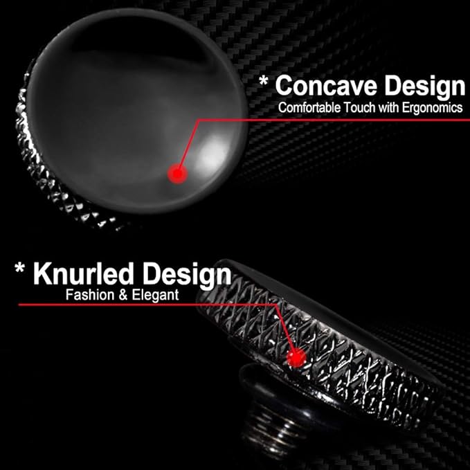 Camera Shutter Button (2 Pack/Black) Upscale and Delicate Soft Shutter Release Button