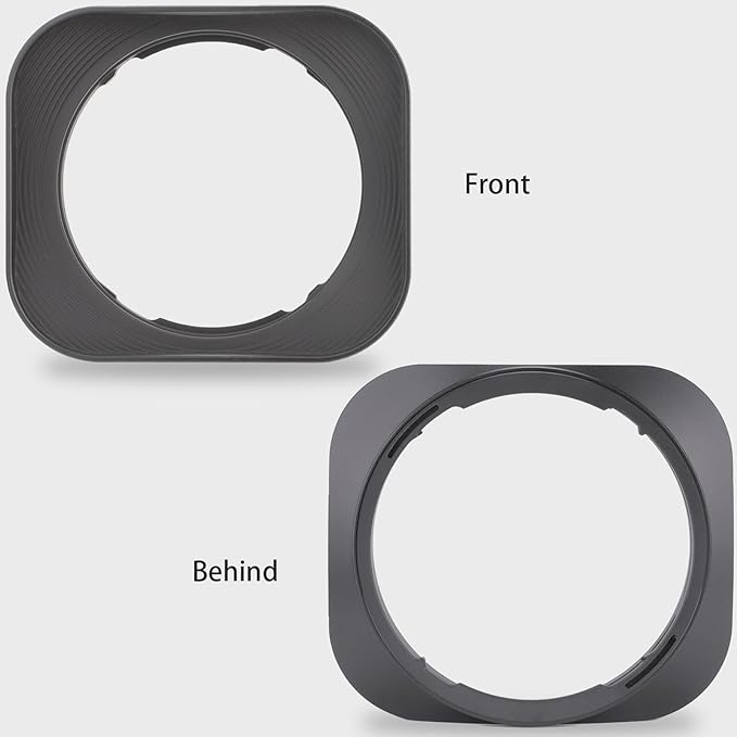 Haoge Metal Square Lens Bayonet Hood for Sigma 30mm F1.4 DC DN Lens LH-SM30