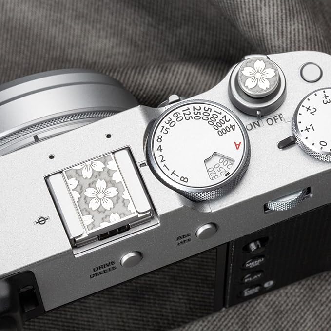 DBZZ Camera Soft Release Button, Shutter Button for Fuji Fujifilm X-T5 X-T4 X-T3 X-T30 X-T30 II X-T20 X-PRO3 X100VI X100V X-E4 X-E3 for Sony RX1R II RX10 IV III (Button and Cover)