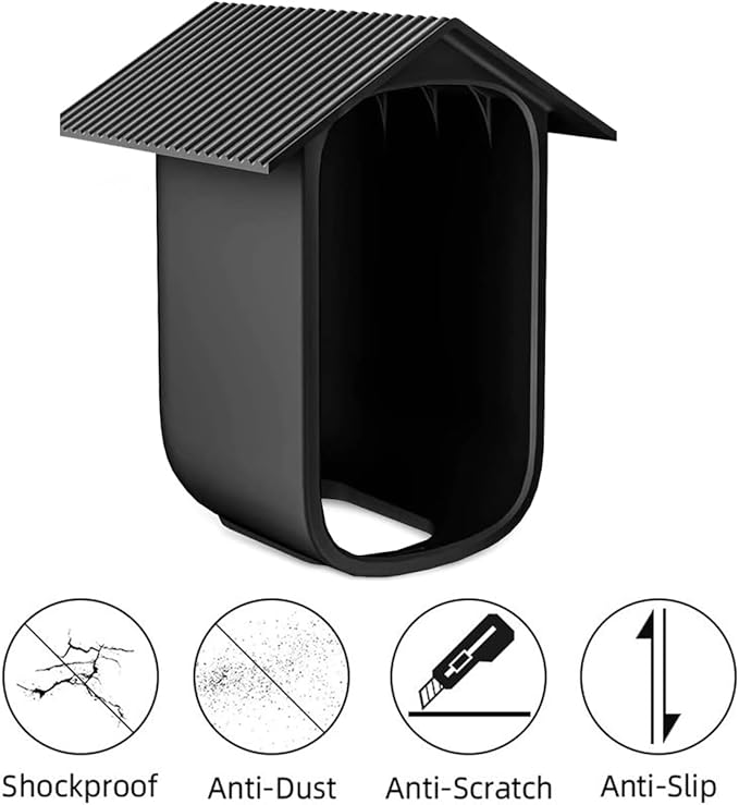 Camera Silicone Protective Cover/Case/Skin for eufy Security eufyCam 2C Cam & eufyCam 2C Pro Wireless Home Security Outdoor Camera, Protection Against UV Rays and Rain