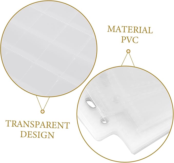 Angoily 30pcs Acid Negative Film Sleeves for Storage Pages Protects Film Negatives for Easy Organization and Transport
