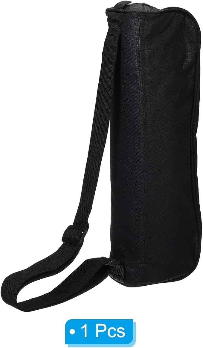 PATIKIL 16" x 4" x 5" Long Tripod Carrying Case Bag, Nylon Padded Carry Bag with Shoulder Strap for Camera Tripods Monopod Light Stand Microphone, Black