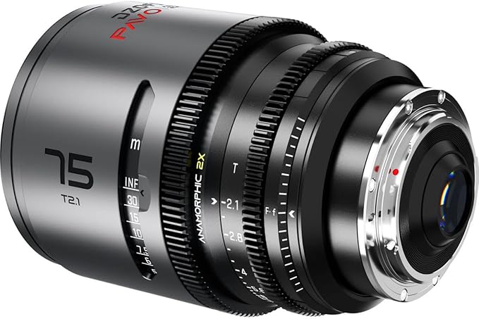 DZOFILM PAVO 2X Anamorphic Prime Lens for PL/EF Mount, Neutral Coating - 75mm, T2.1
